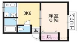 衣笠ハイツ間取り図面