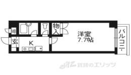 ＤＥＴＯＭ－１千本智恵光院２間取り図面