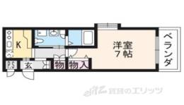 ＤＥＴＯＭ－１西陣２間取り図面