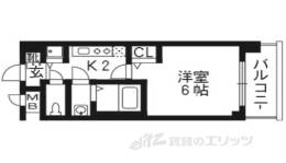 プレサンス京都五条天使突抜間取り図面