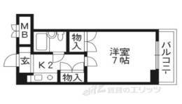 ホーユウコンフォルト京都田辺間取り図面