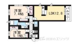 Ｌａ　ｃａｓａ　ｐｕｌｉｔａ間取り図面