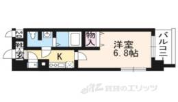 アクアプレイス京都聖護院301間取り図面