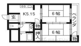 西京極ガーデンハイツ間取り図面
