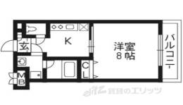 フルール東寺間取り図面