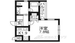べラジオ京都駅東２間取り図面
