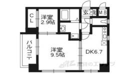 エスリード西大路駅前間取り図面