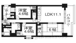 サンロイヤル新田辺アカデミア１号館間取り図面