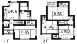 貸家間取り図面