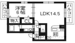 ラ・プリマベーラＢ棟間取り図面