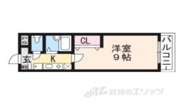 センチュリー柴田２間取り図面