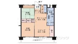 桃山南団地１号棟間取り図面