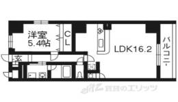 リヴェール綾堀川間取り図面
