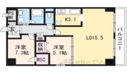 リヴェール綾堀川間取り図面