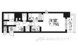 プレサンス京都四条堀川間取り図面