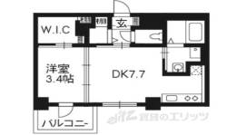 プリオーレ京都駅前間取り図面