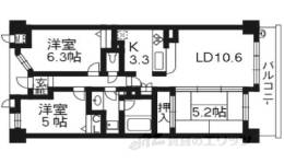 パラドール嵯峨野三条通間取り図面