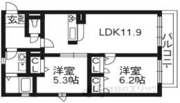 シャーメゾン楽和間取り図面