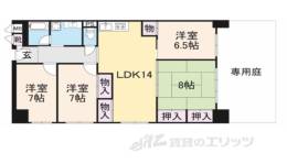 桂川ハイツ４号館間取り図面