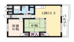 山科椥辻団地Ｂ棟間取り図面
