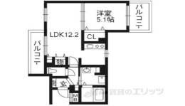ティアレ長岡京間取り図面