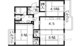 伏見納所団地１２号棟間取り図面
