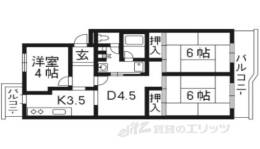 伏見納所団地４号棟間取り図面