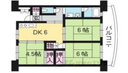 向島団地６街区－２棟間取り図面