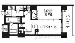 ライオンズ四条烏丸セントマークス間取り図面
