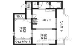 五条セフィーマンション５０１号室間取り図面