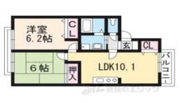 セジュール志賀２間取り図面