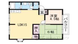 サンビレッジ西大津Ａ棟間取り図面