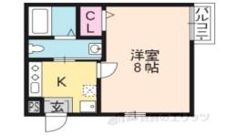 アークリード二条城北間取り図面