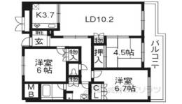 ネバーランド六角間取り図面