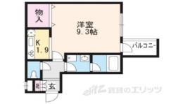 ベラジオ京都鴨川２間取り図面