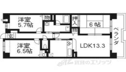 パデシオン宇治三室戸２番館間取り図面