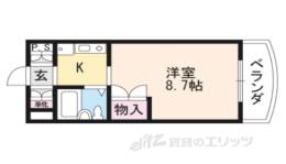 ディアコート青地１間取り図面