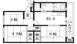 醍醐石田団地21棟間取り図面
