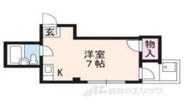キョウヤマハイツ間取り図面