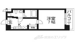 クレストコート二条城北間取り図面