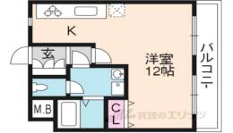 レスパスエルトン丹波口間取り図面