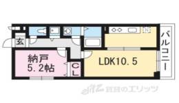 ラフト御所南間取り図面