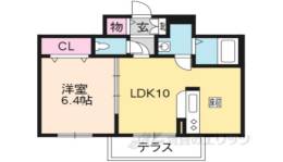 グリナージュ一乗寺Ａ棟間取り図面