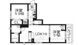 グリナージュ一乗寺Ｂ棟間取り図面