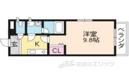 グランレブリー西院間取り図面