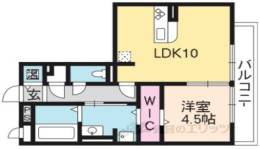 リバービュー唐橋間取り図面