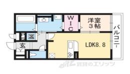 リバービュー唐橋間取り図面