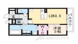 リバービュー唐橋間取り図面