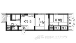 シャルマン北白川ハイツ21間取り図面