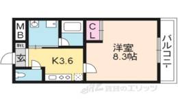 ＡＳＣＯＴＴ五条間取り図面